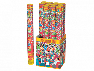 На удачу 50 Пневматическая хлопушка купить в Лебедяни | lebedyan.salutsklad.ru