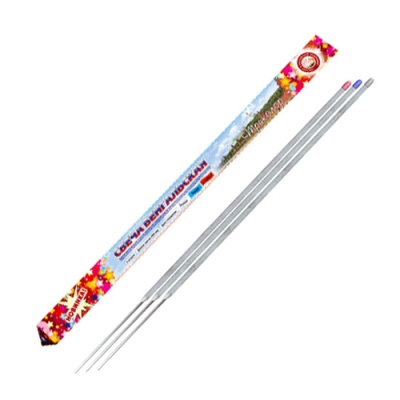 Триколор 650 мм. Бенгальские огни цветные купить в Лебедяни | lebedyan.salutsklad.ru