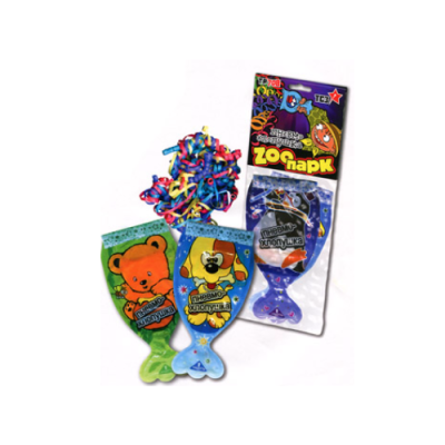 Зоопарк ТСЗ Надувная хлопушка купить в Лебедяни | lebedyan.salutsklad.ru
