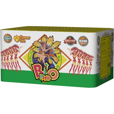 Рио S Батарея салютов купить в Лебедяни | lebedyan.salutsklad.ru