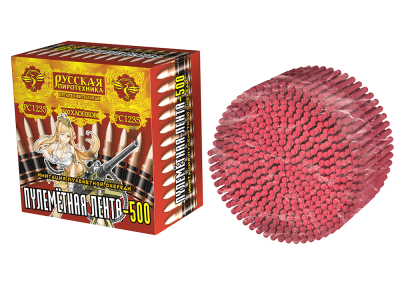 Пулеметная лента-500 Петарды связка купить в Лебедяни | lebedyan.salutsklad.ru