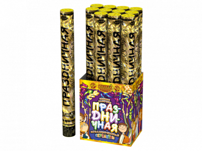 Праздничная 50 Пневматическая хлопушка купить в Лебедяни | lebedyan.salutsklad.ru