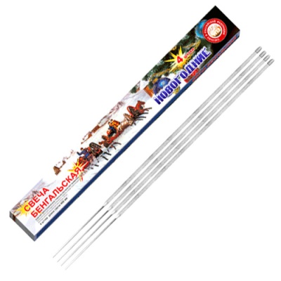 Новогодние 400-4 мм. Бенгальские огни купить в Лебедяни | lebedyan.salutsklad.ru