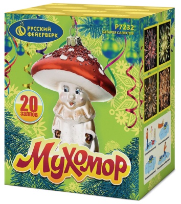 Мухомор Батарея салютов купить в Лебедяни | lebedyan.salutsklad.ru