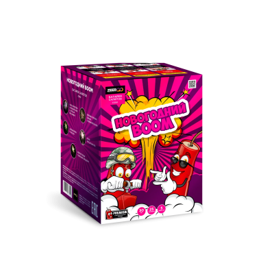 Новогодний BOOM Фейерверк купить в Лебедяни | lebedyan.salutsklad.ru